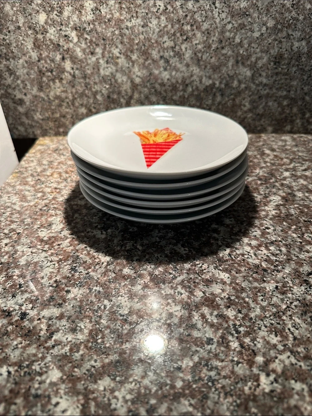 Crate & Barrel Global Bites appetizer or canapé plates. Set of 6
